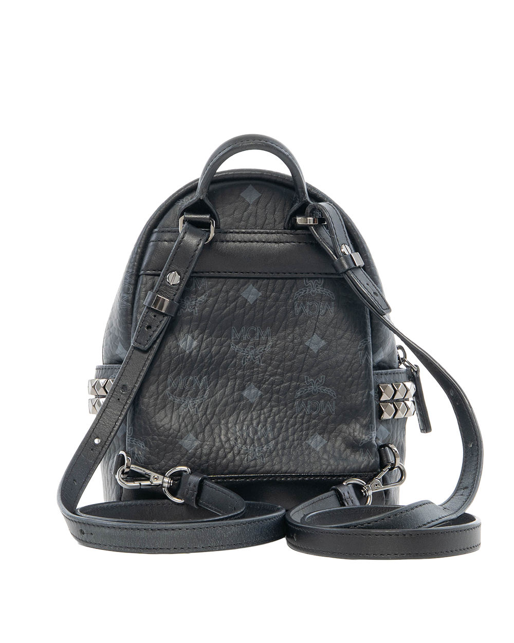 MCM BACKPACK ROCKSTUD MINI BLACK CALF BHW MMK AAVE13 BK001 7122