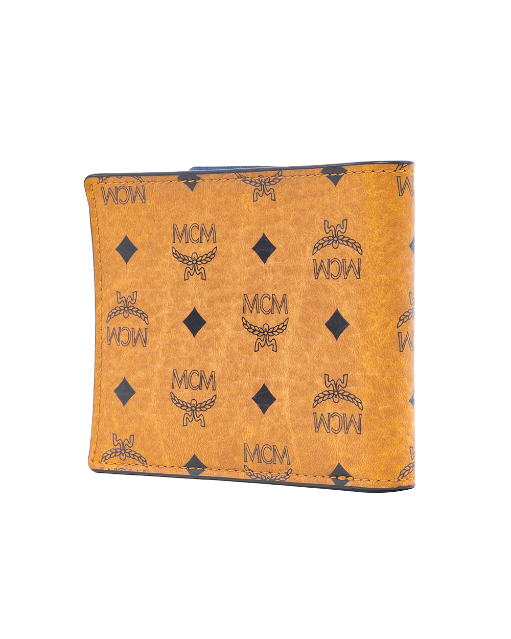 MCM BI FOLD WALLET SHORT BROWN CANVAS 10141408 0251