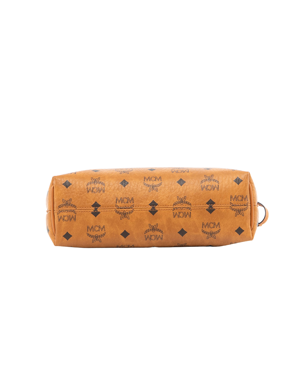 MCM HOBO BROWN CANVAS GHW 0256