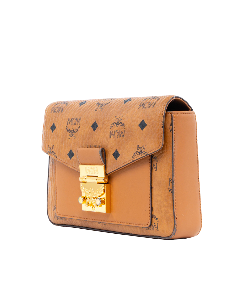MCM MILLIE CROSSBODY BROWN CANVAS GHW 0215