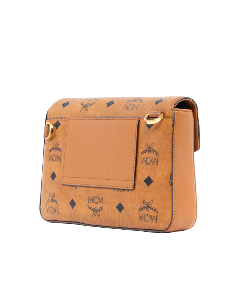 MCM MILLIE CROSSBODY BROWN CANVAS GHW 0216
