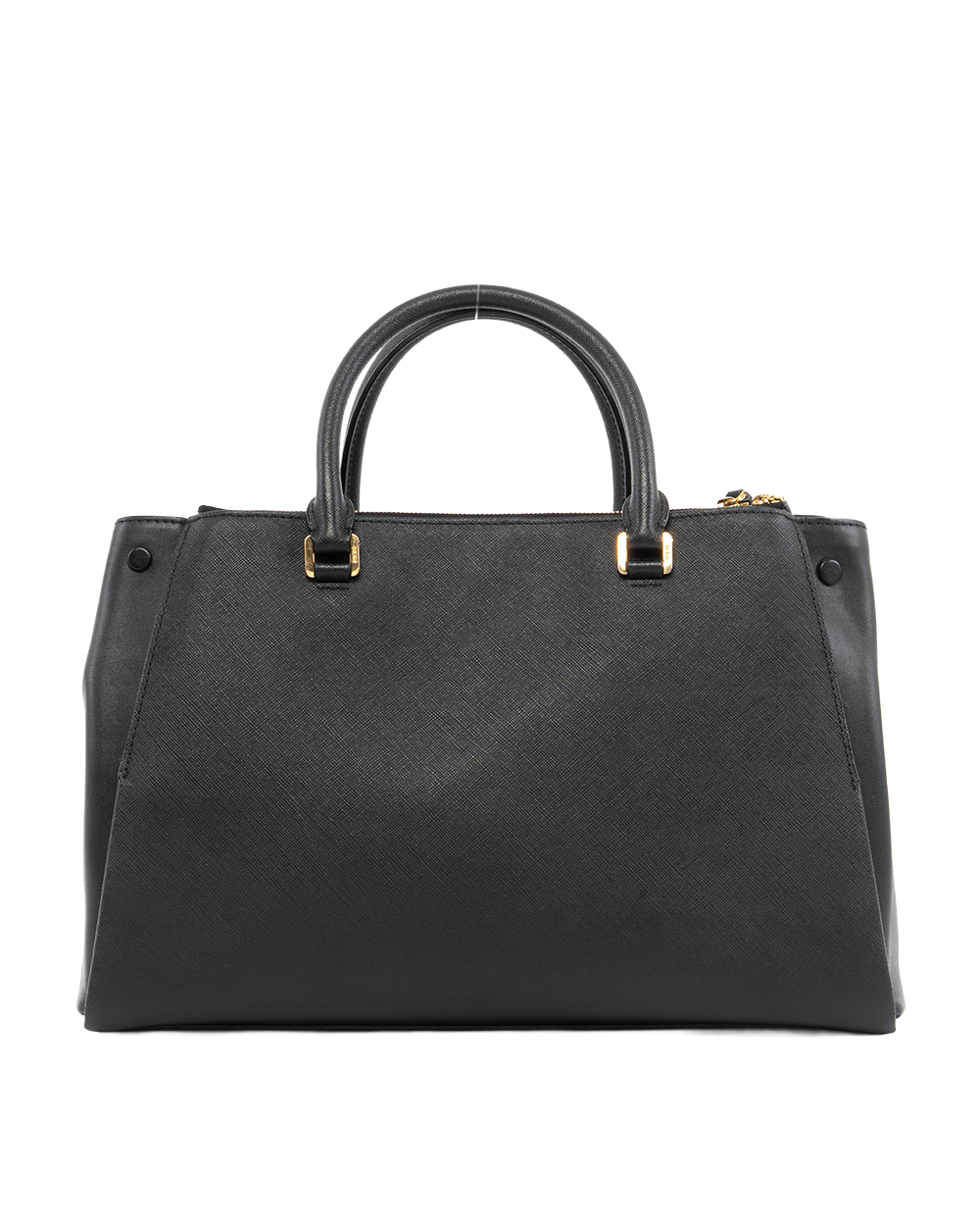 MCM TOTE BLACK SAFFIANO GHW MWT 4AED31 BK001 7371