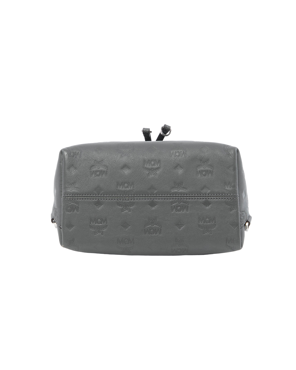 MCM VISETOS BACKPACK SMALL GRAY LEATHER SHW MWK9ASE03EC001 0208