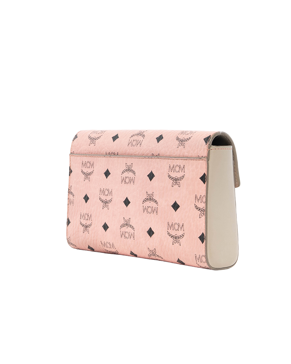 MCM WALLET ON CHAIN LONG PINK CANVAS SHW MWRBAFO01PZ001 7875