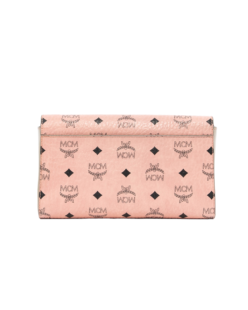 MCM WALLET ON CHAIN LONG PINK CANVAS SHW MWRBAFO01PZ001 7876