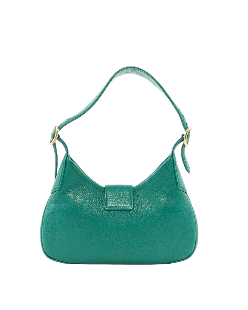 MIU MIU MADRAS HOBO BAG GREEN CALF GHW 6039