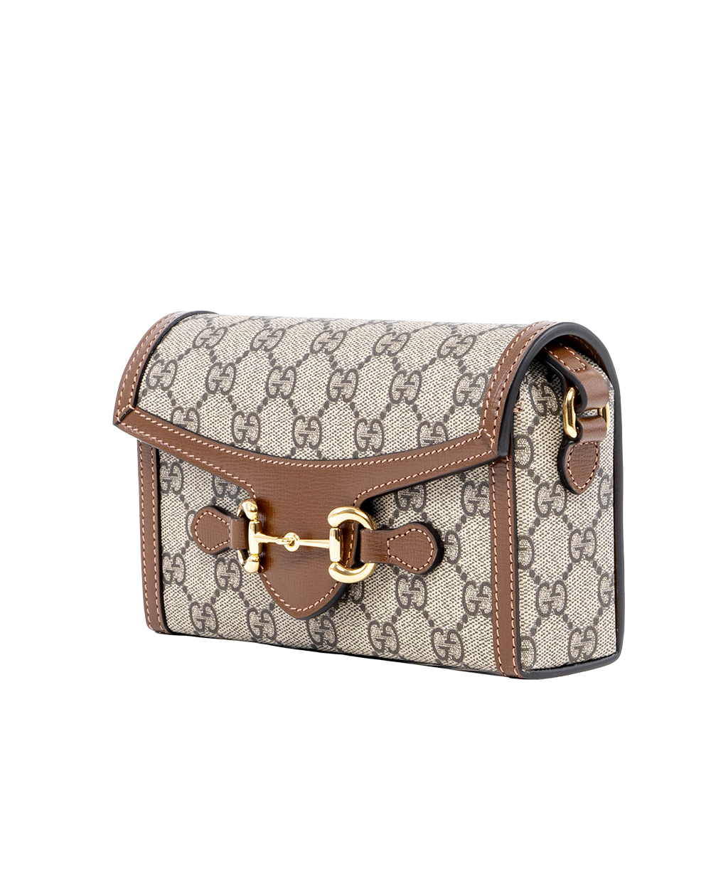 NEW GUCCI HORSEBIT 1955 CAMERA BROWN GG MONOGRAM CANVAS GHW 699296 2149 05958