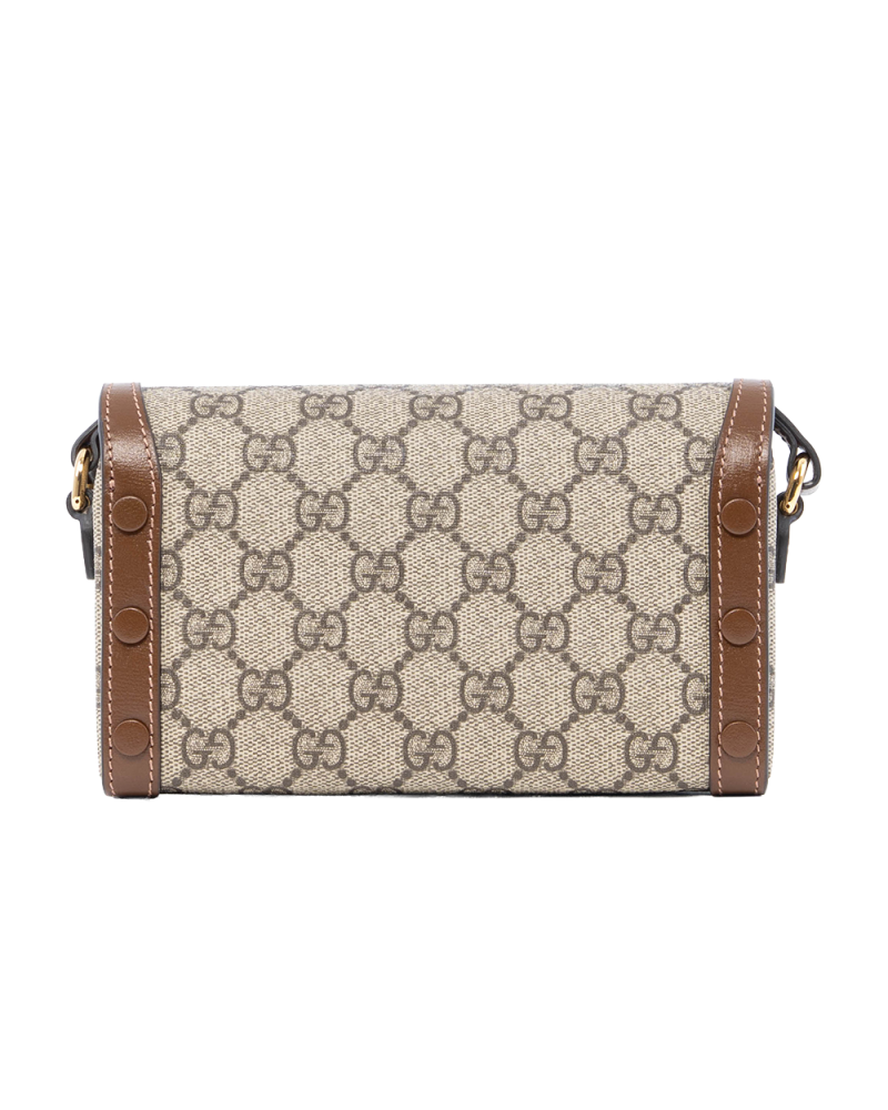 NEW GUCCI HORSEBIT 1955 CAMERA BROWN GG MONOGRAM CANVAS GHW 699296 2184 2023