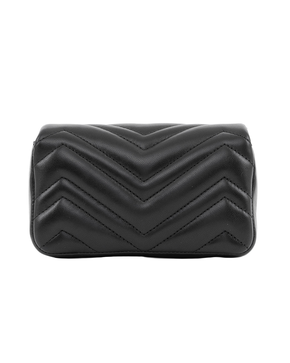 NEW GUCCI MARMONT SUPER MINI BLACK CALF LGHW 841290 493075 2041