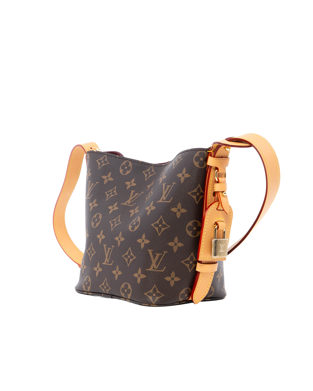 NEW LV CARRYALL PM BROWN MONOGRAM CANVAS GHW MICROCHIP 0040