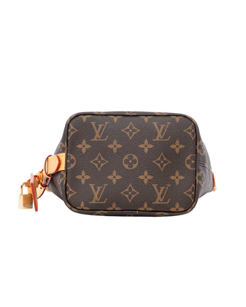 NEW LV CARRYALL PM BROWN MONOGRAM CANVAS GHW MICROCHIP 0042