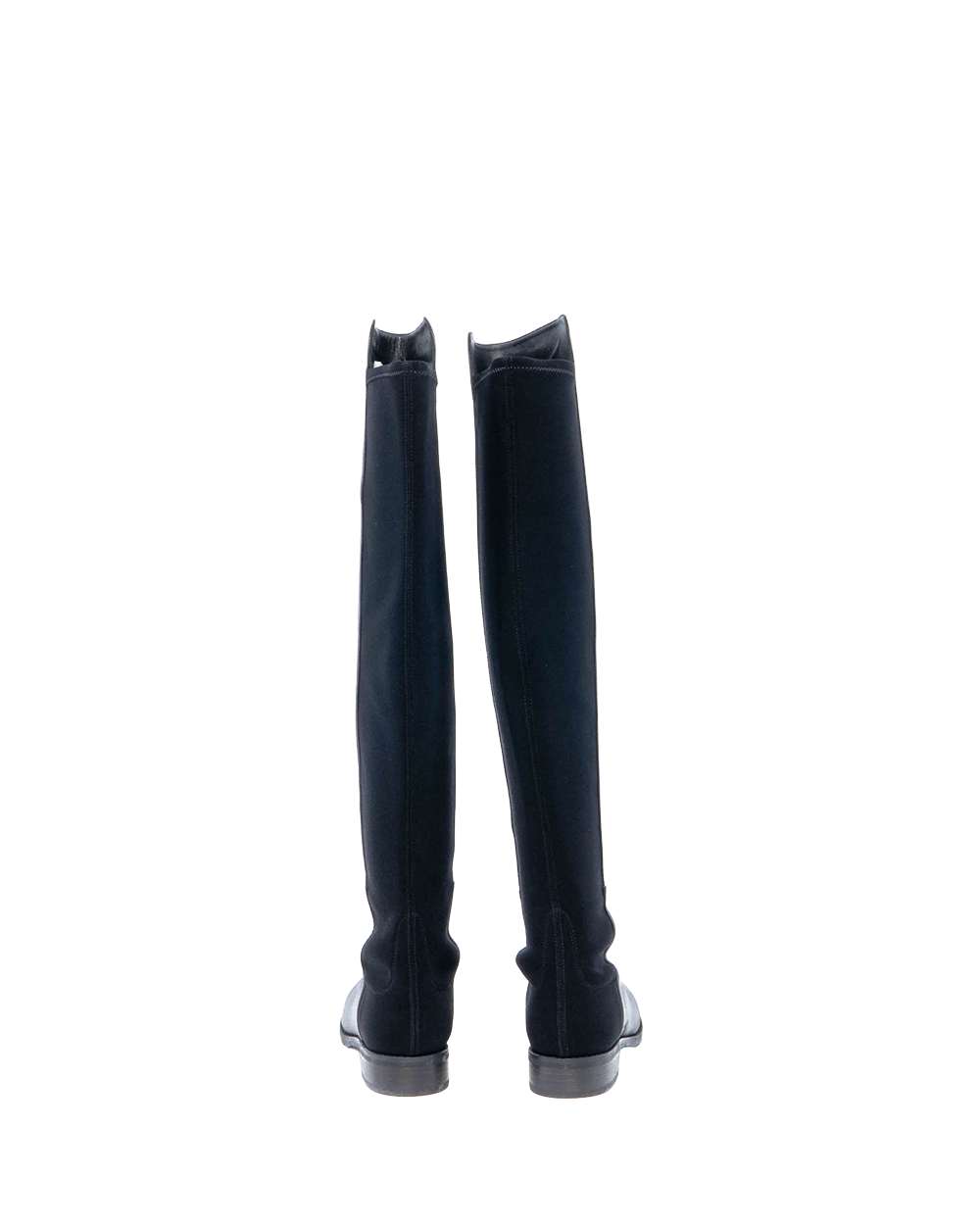 NEW STUART WEITZMAN BOOTS 37+ BLACK LEATHER 03181