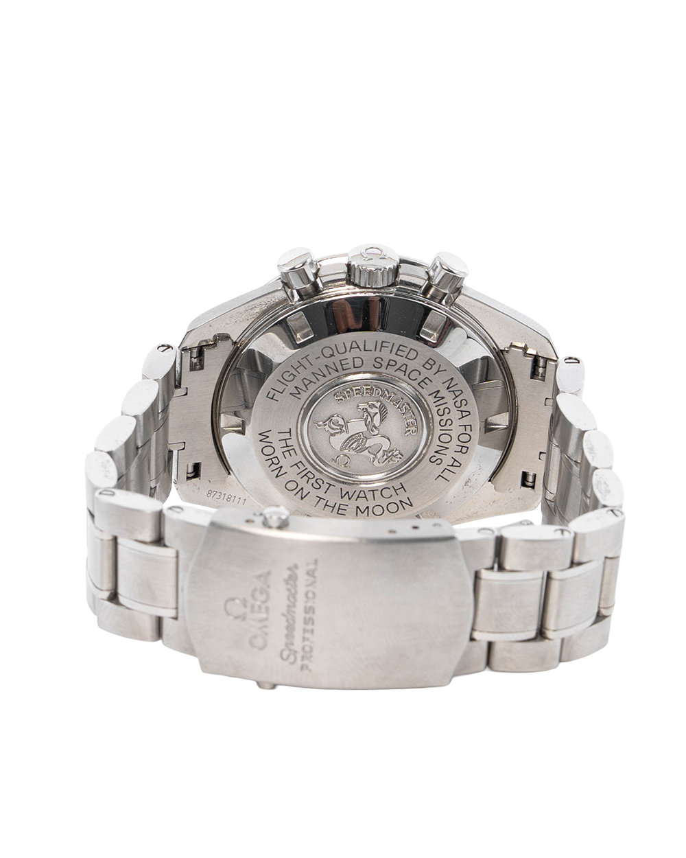 OMEGA SPEEDMASTER MOONWATCH BLACK STAINLESS STEEL SHW 87318111 0093