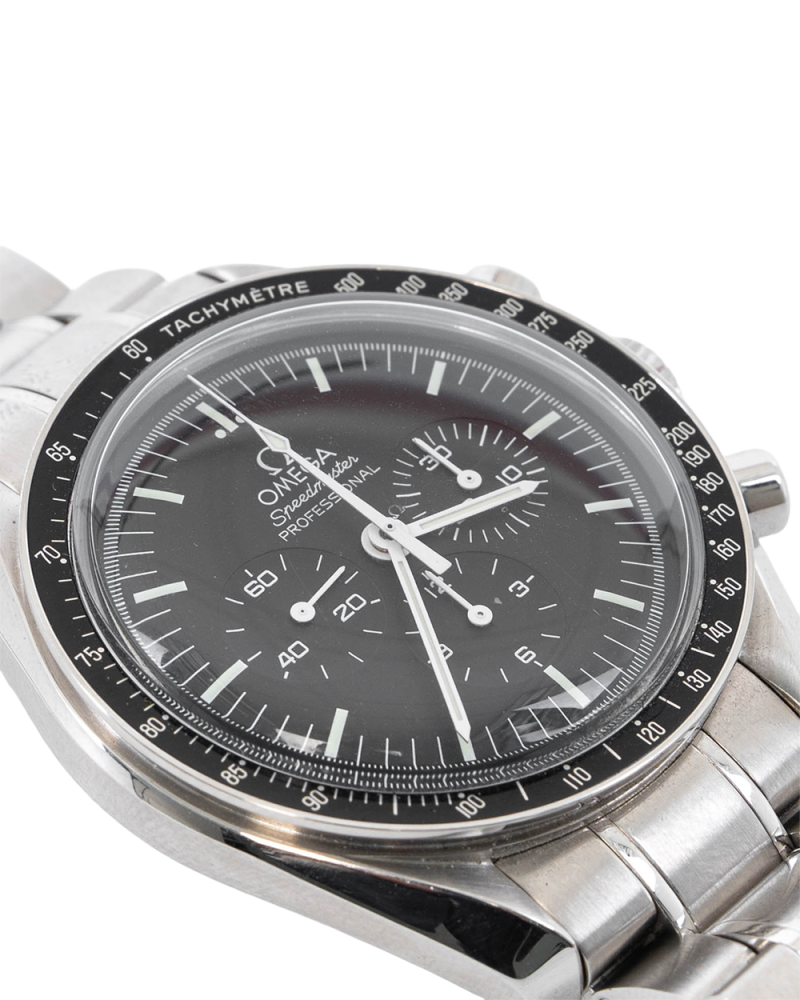 OMEGA SPEEDMASTER MOONWATCH BLACK STAINLESS STEEL SHW 87318111 0094