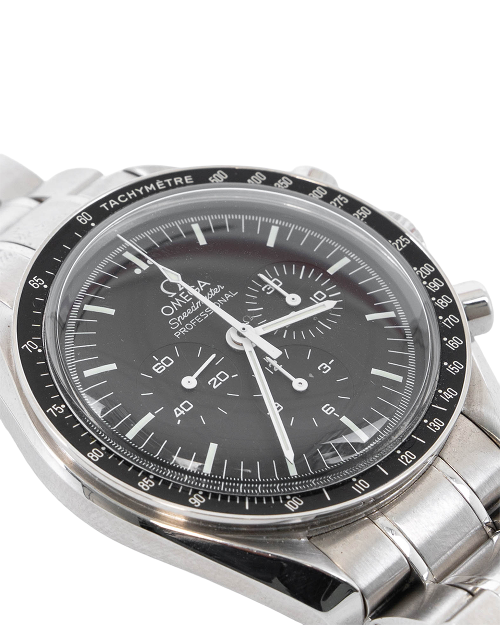OMEGA SPEEDMASTER MOONWATCH BLACK STAINLESS STEEL SHW 87318111 0094