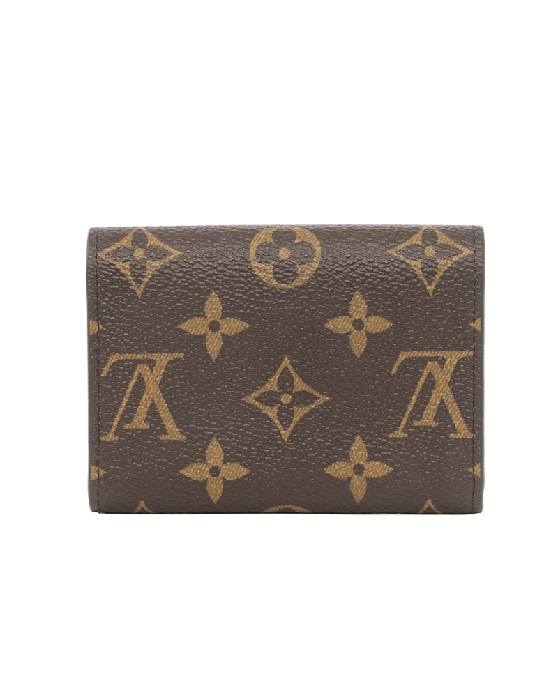 (PAC)LV ROSALIE COIN SHORT BROWN RED MONOGRAM CANVAS GHW MICROCHIP 5112
