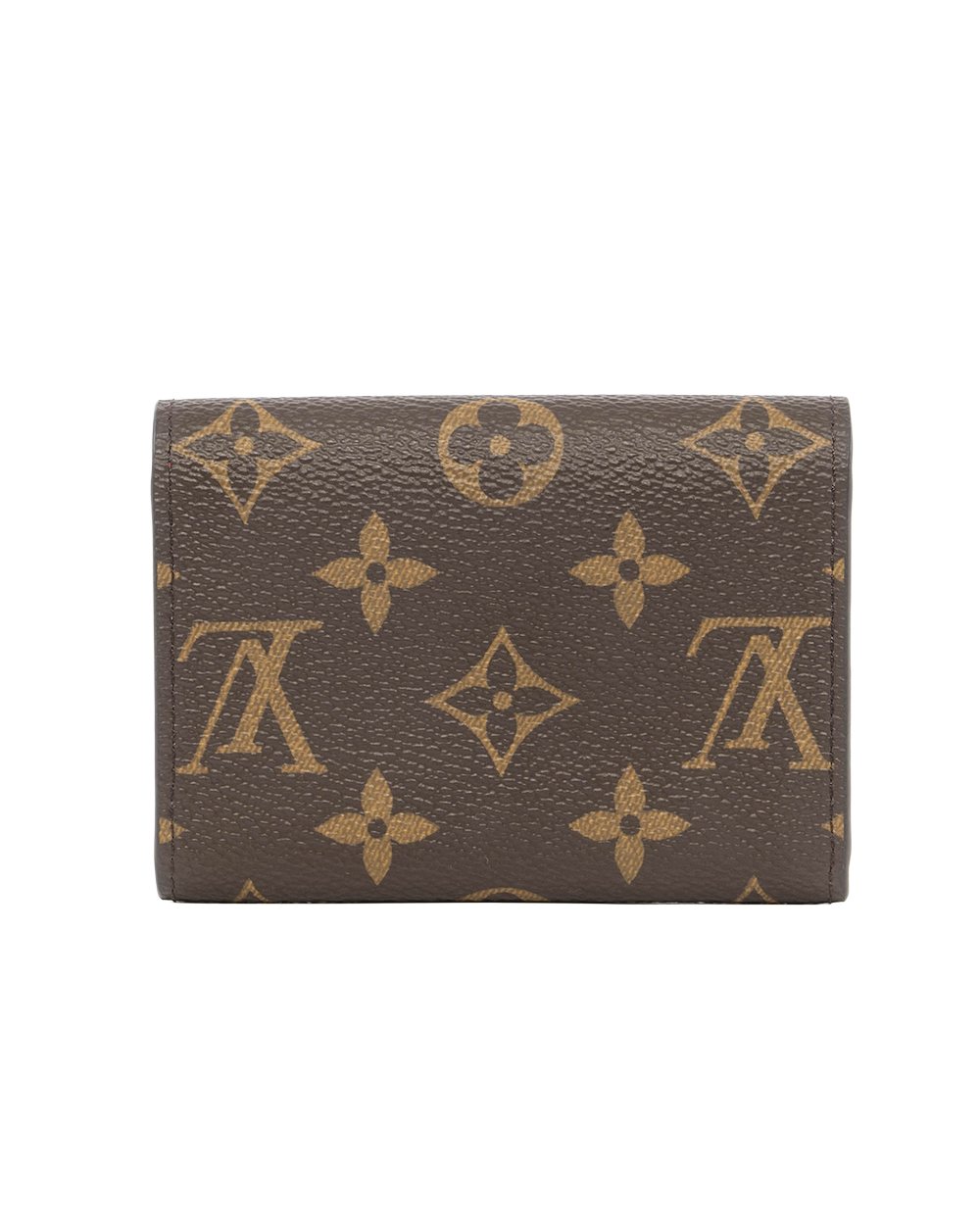 (PAC)LV ROSALIE COIN SHORT BROWN RED MONOGRAM CANVAS GHW MICROCHIP 5112