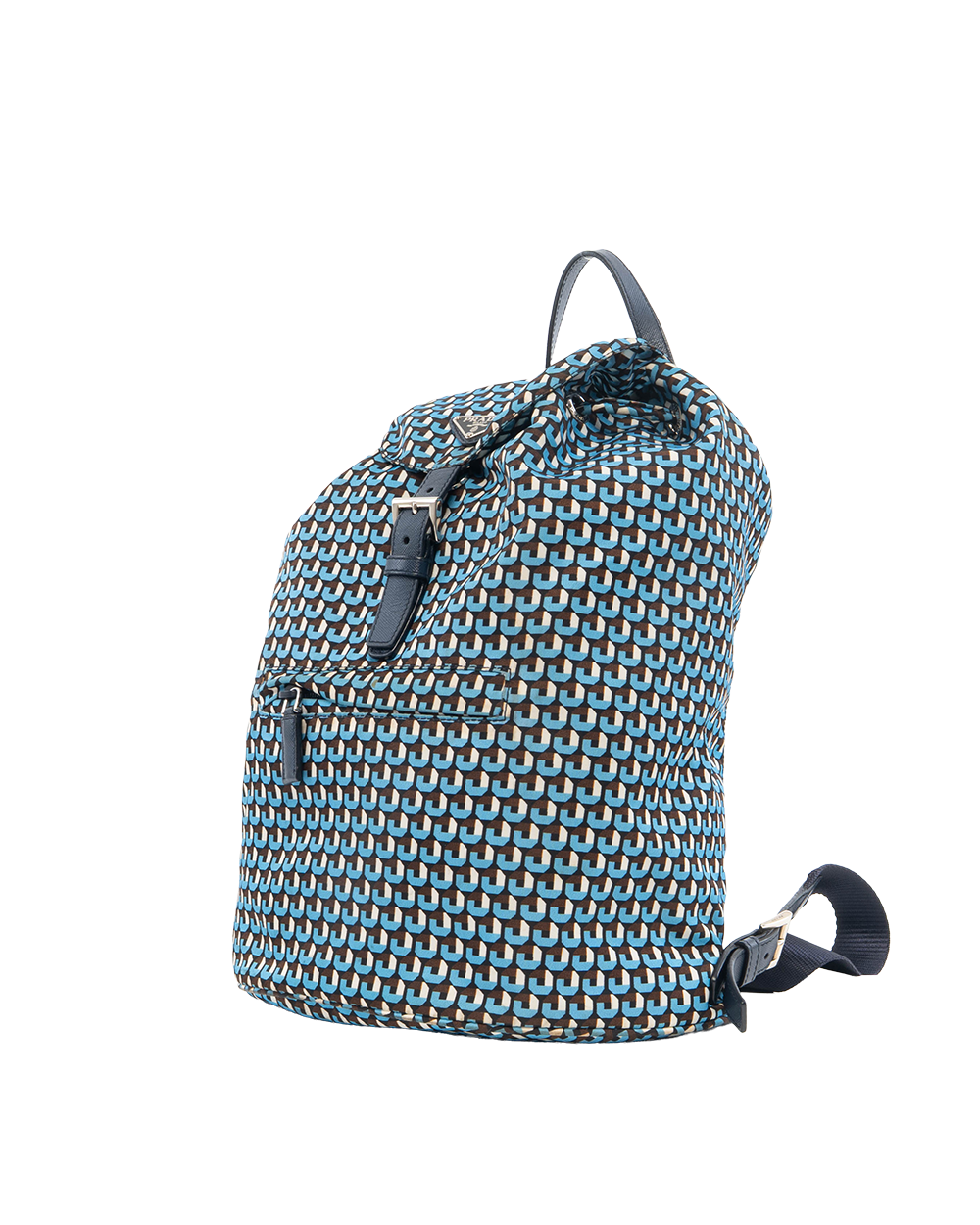 PRADA BACKPACK BLUE NYLON SHW 0877