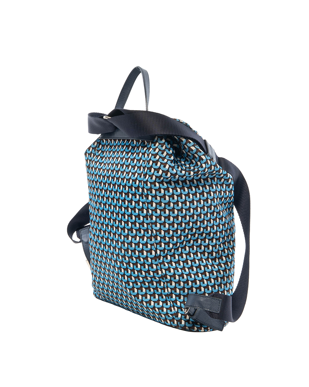 PRADA BACKPACK BLUE NYLON SHW 0878