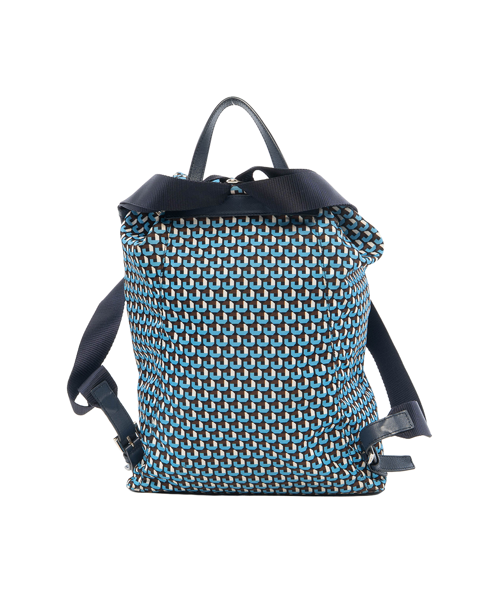 PRADA BACKPACK BLUE NYLON SHW 0879