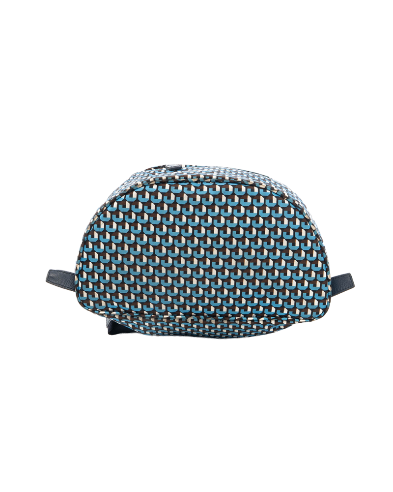 PRADA BACKPACK BLUE NYLON SHW 0887