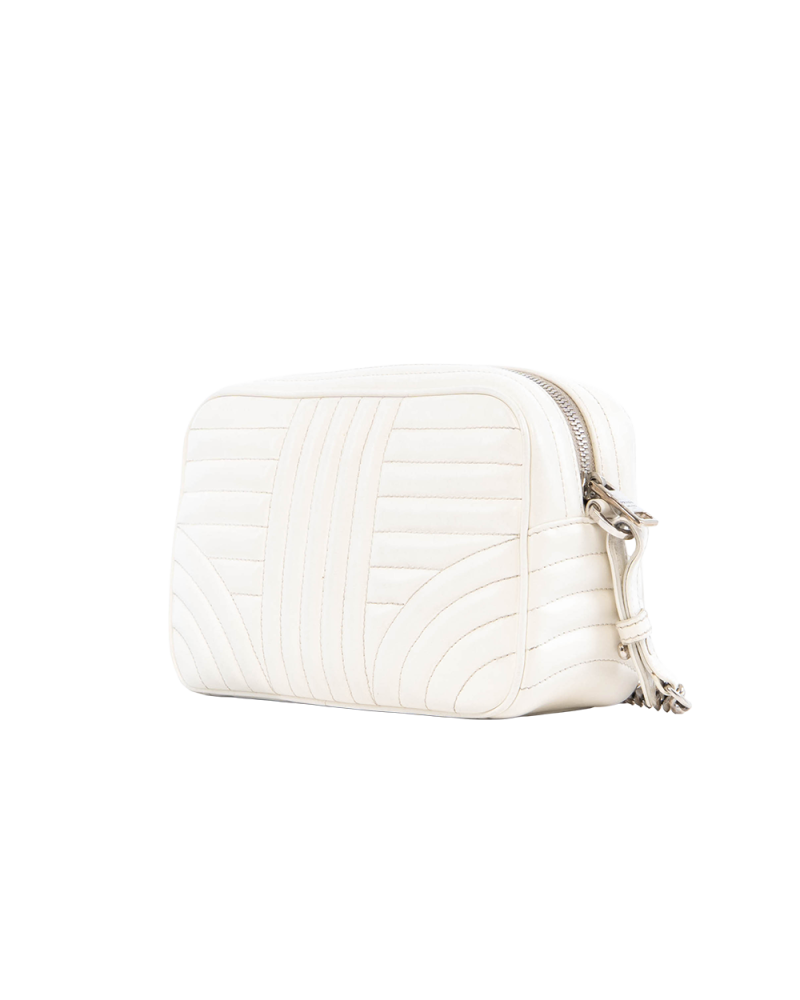 PRADA BANDOLIERA WHITE CALF SHW 1120