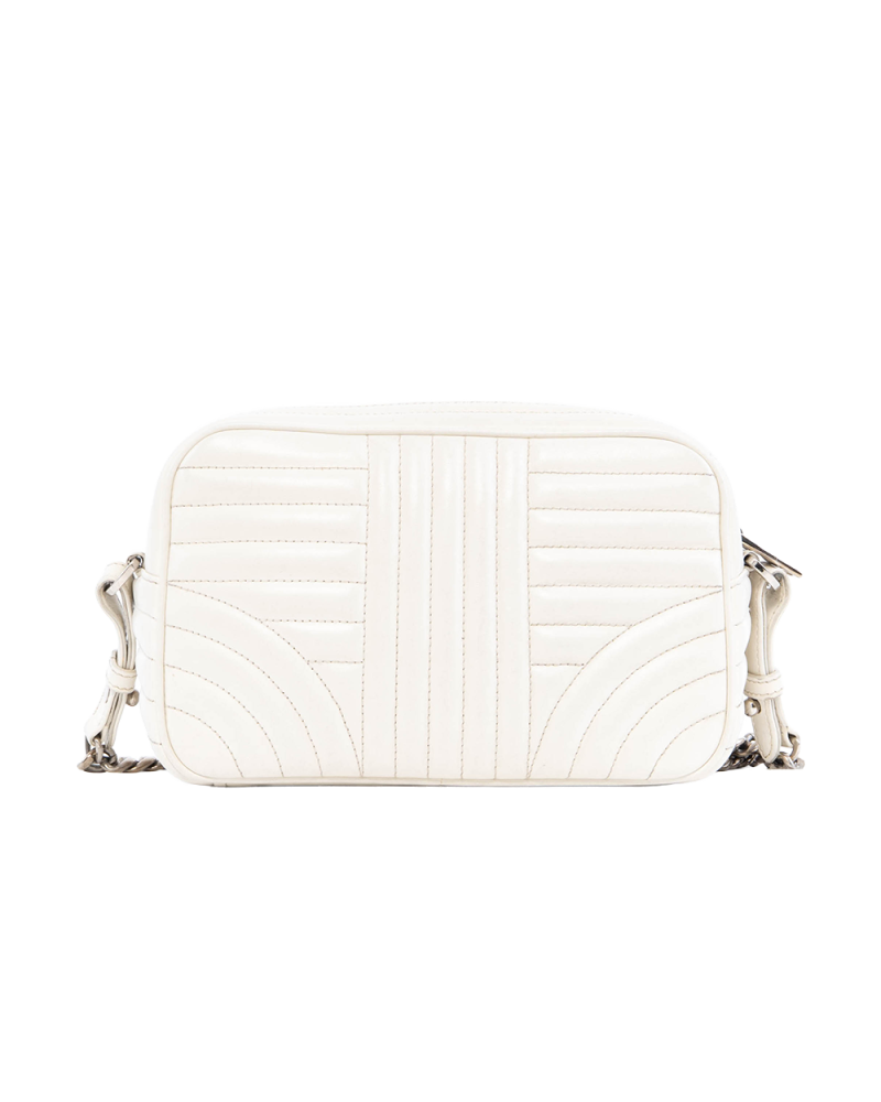 PRADA BANDOLIERA WHITE CALF SHW 1121