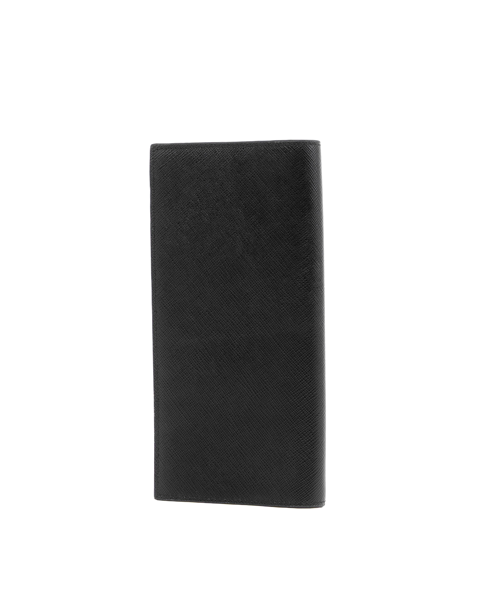 PRADA BI FOLD WALLET LONG BLACK CANVAS SHW 1079