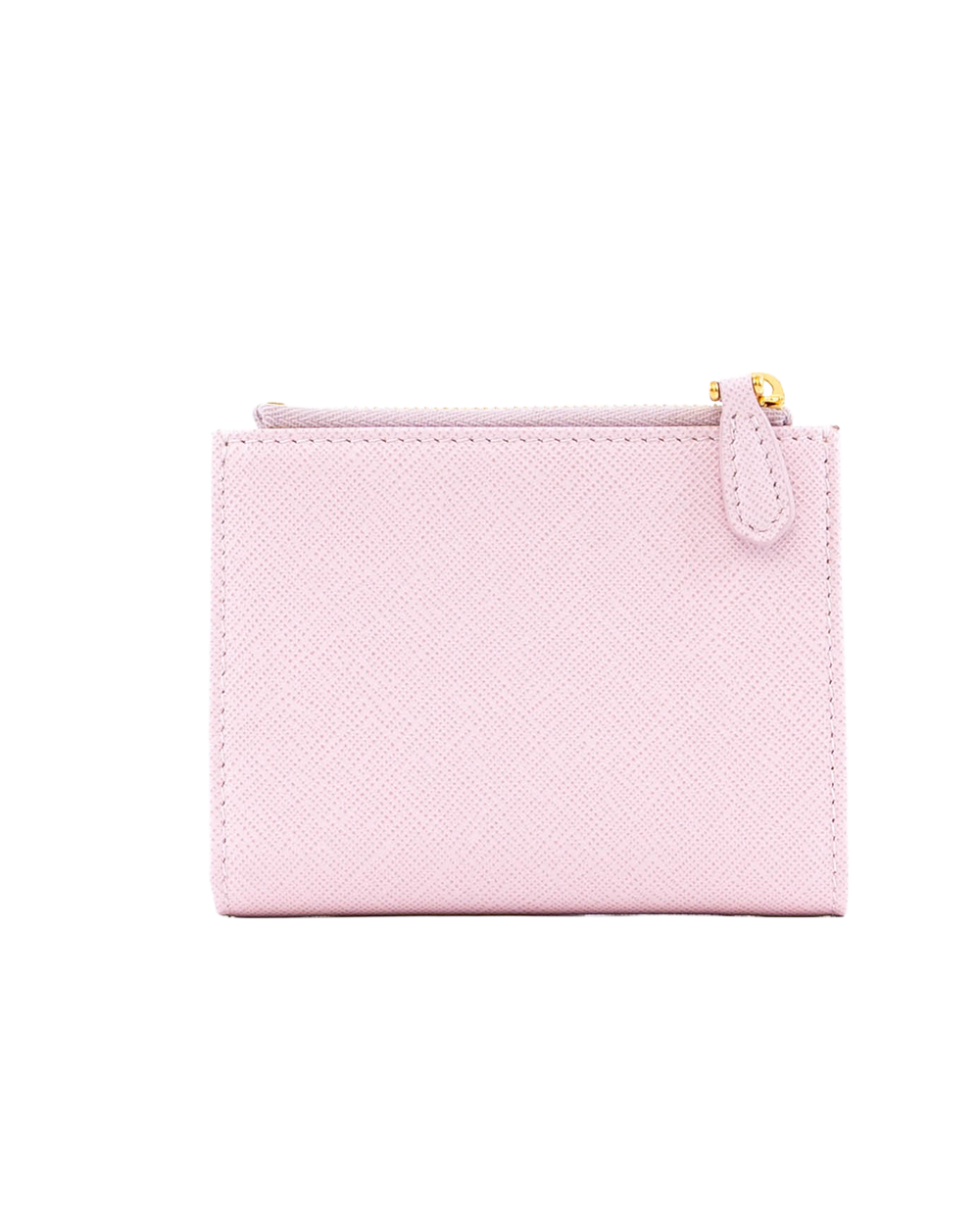 PRADA BIFOLD WALLET SHORT PINK SAFFIANO GHW 04100