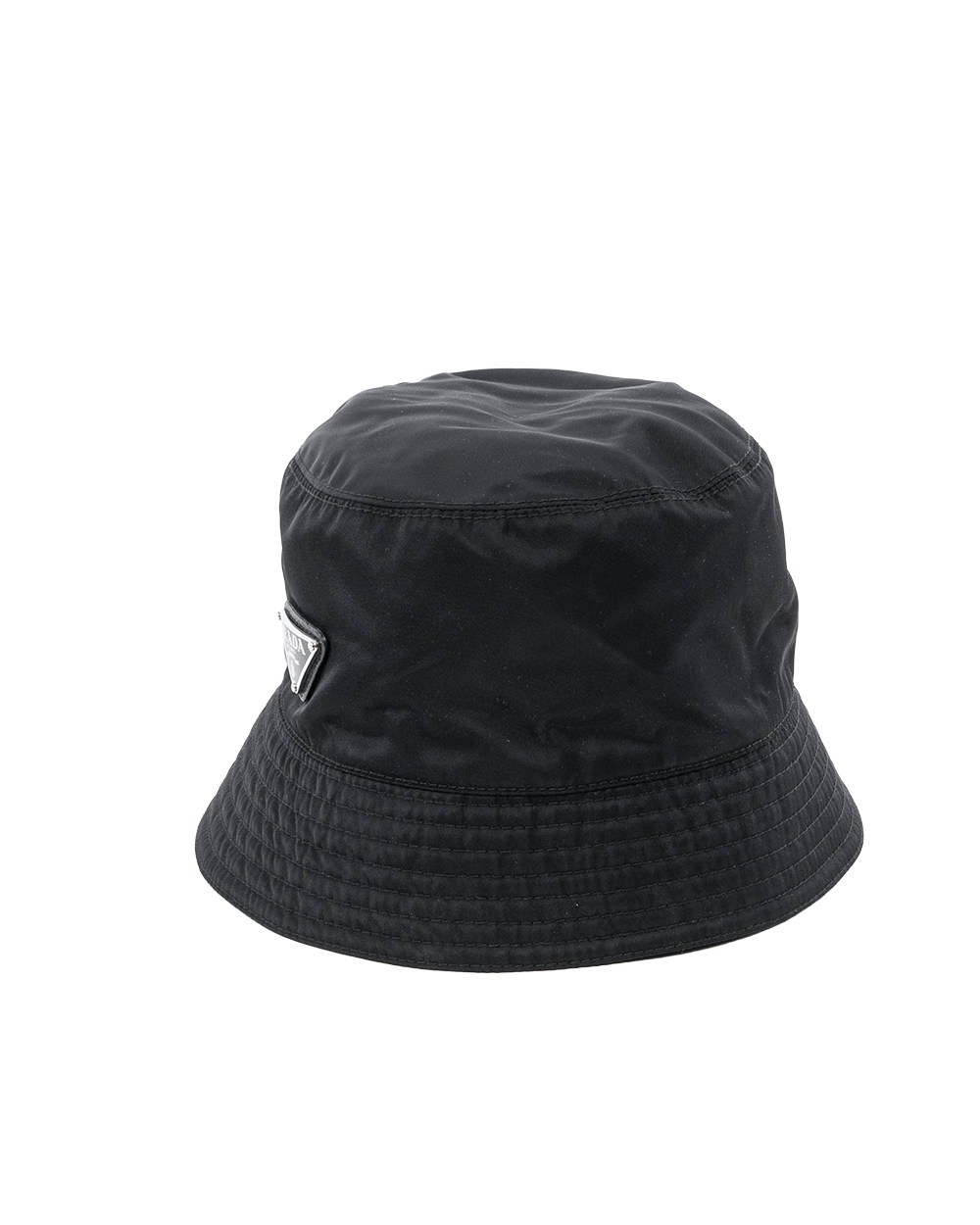 PRADA BUCKET HAT M BLACK NYLON SHW MICROCHIP 00574