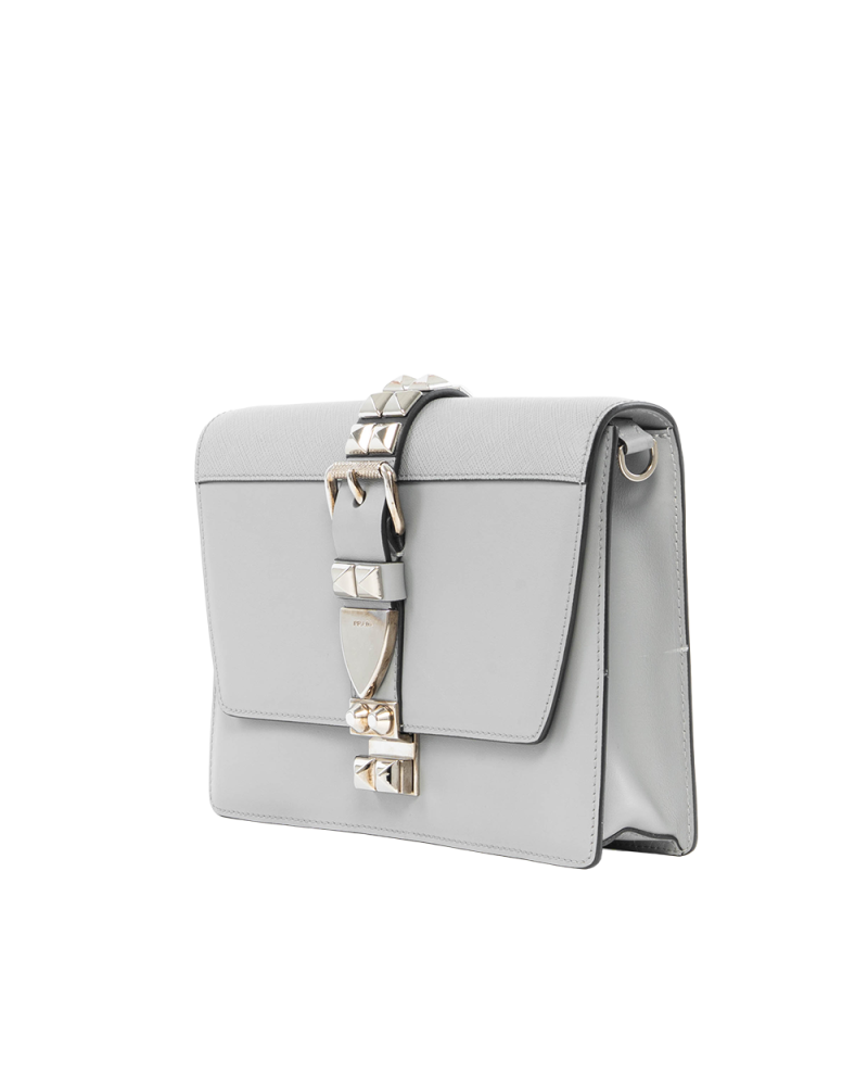 PRADA ELEKTRA SMALL GRAY CALF SHW 6174