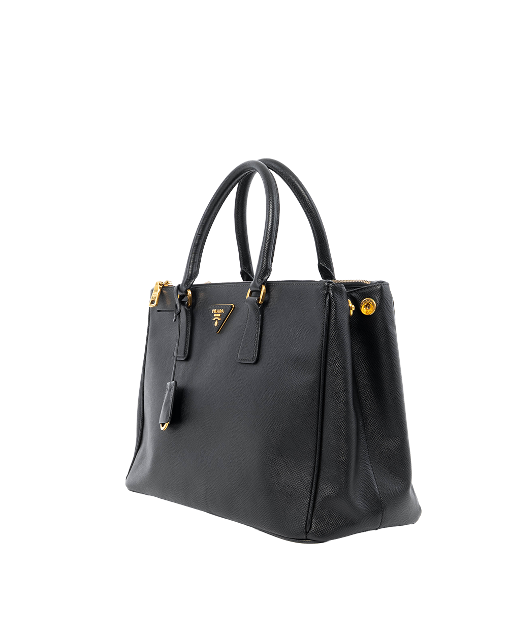 PRADA GALLERIA BLACK SAFFIANO GHW 0119