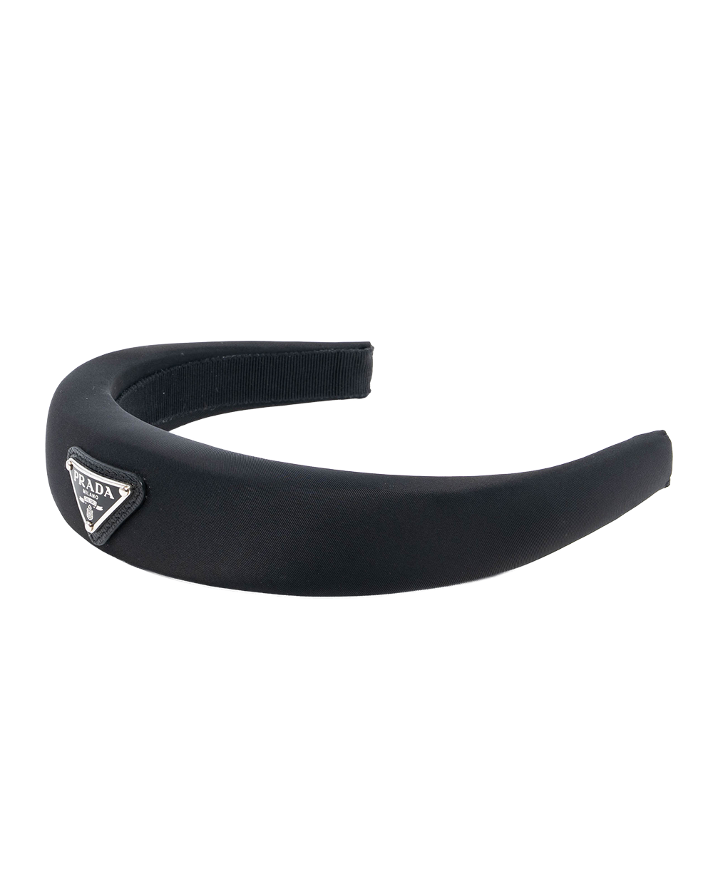 PRADA LOGO HAIR BRAND BLACK NYLON SHW 6191