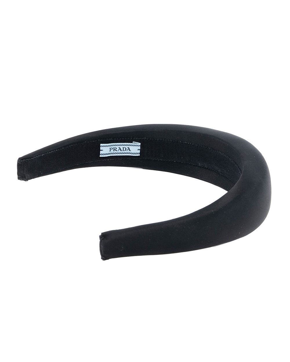 PRADA LOGO HAIR BRAND BLACK NYLON SHW 6192