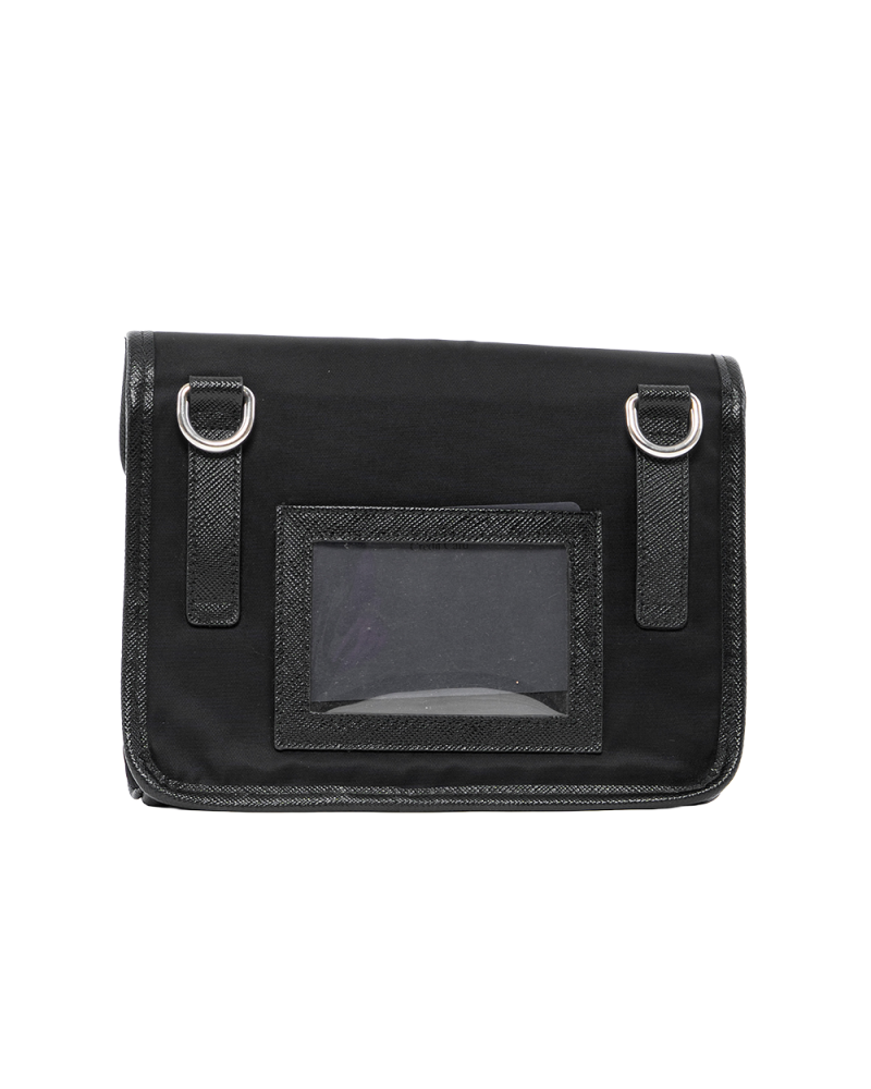 PRADA MESSENGER 2ZH108 BLACK NYLON SHW 0171