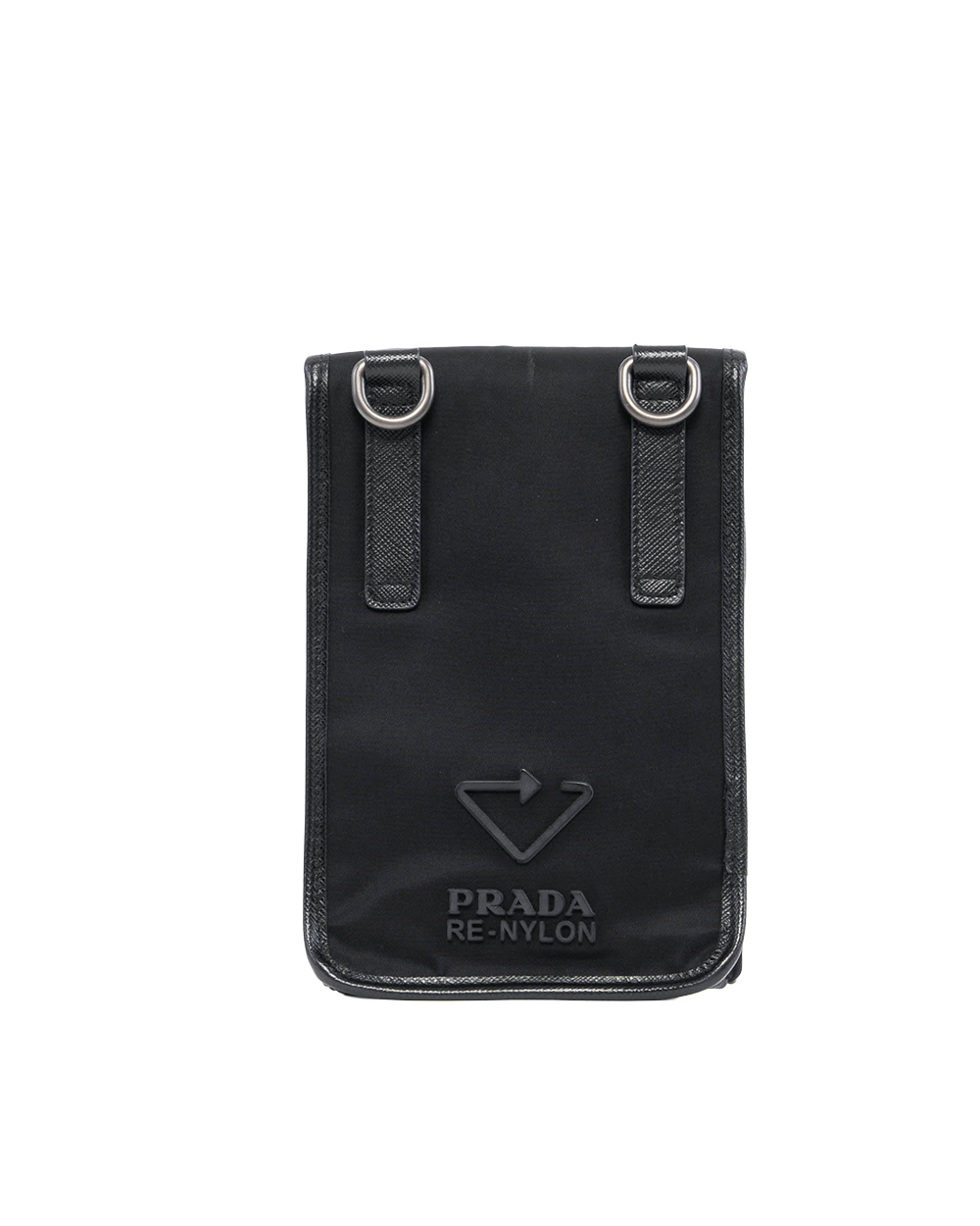 PRADA PHONE CASE BLACK NYLON SHW MICROCHIP 1316