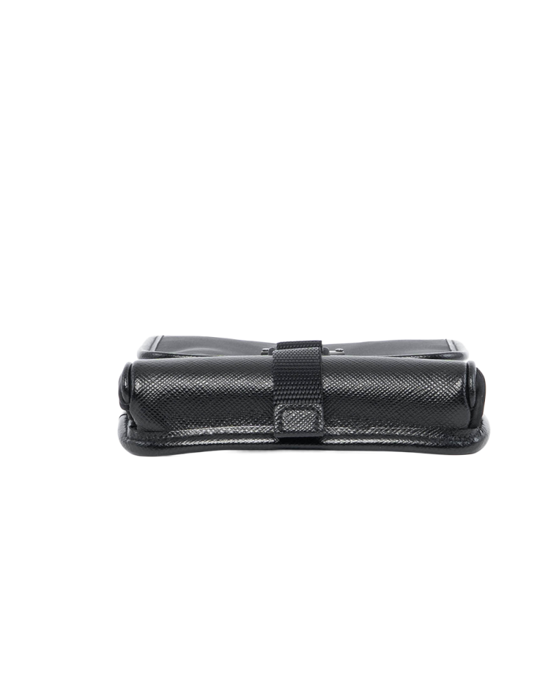 PRADA PHONE CASE BLACK NYLON SHW MICROCHIP 1321