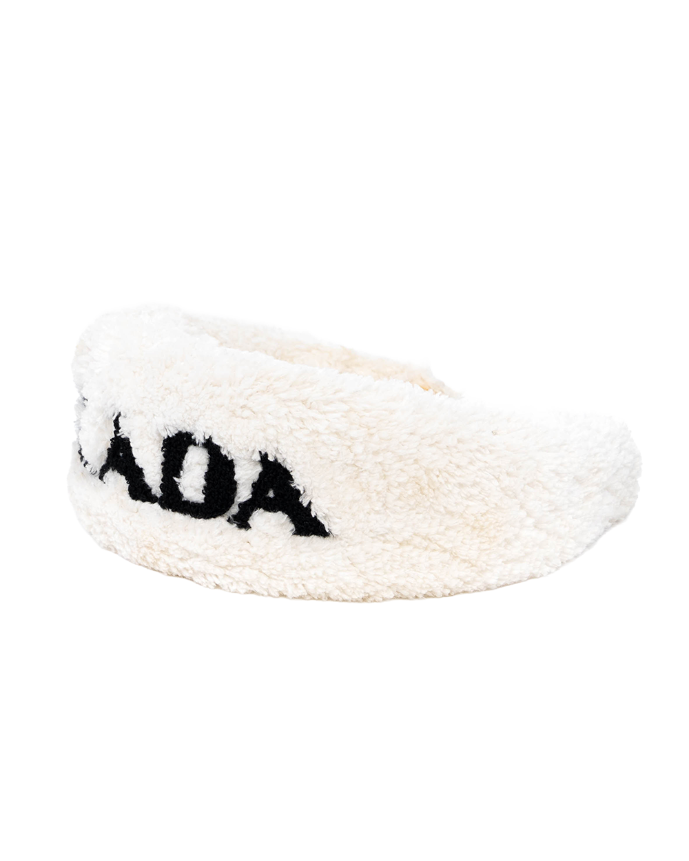 PRADA PUFFY LOGO TERRY CLOTH WHITE 0546