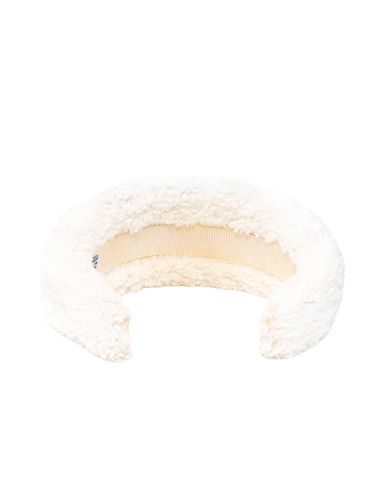 PRADA PUFFY LOGO TERRY CLOTH WHITE 0548