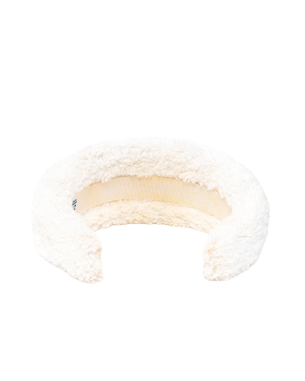 PRADA PUFFY LOGO TERRY CLOTH WHITE 0548