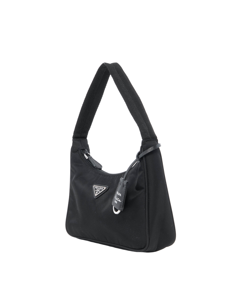 PRADA RE EDITION 2000 BLACK NYLON SHW MICROCHIP 0137