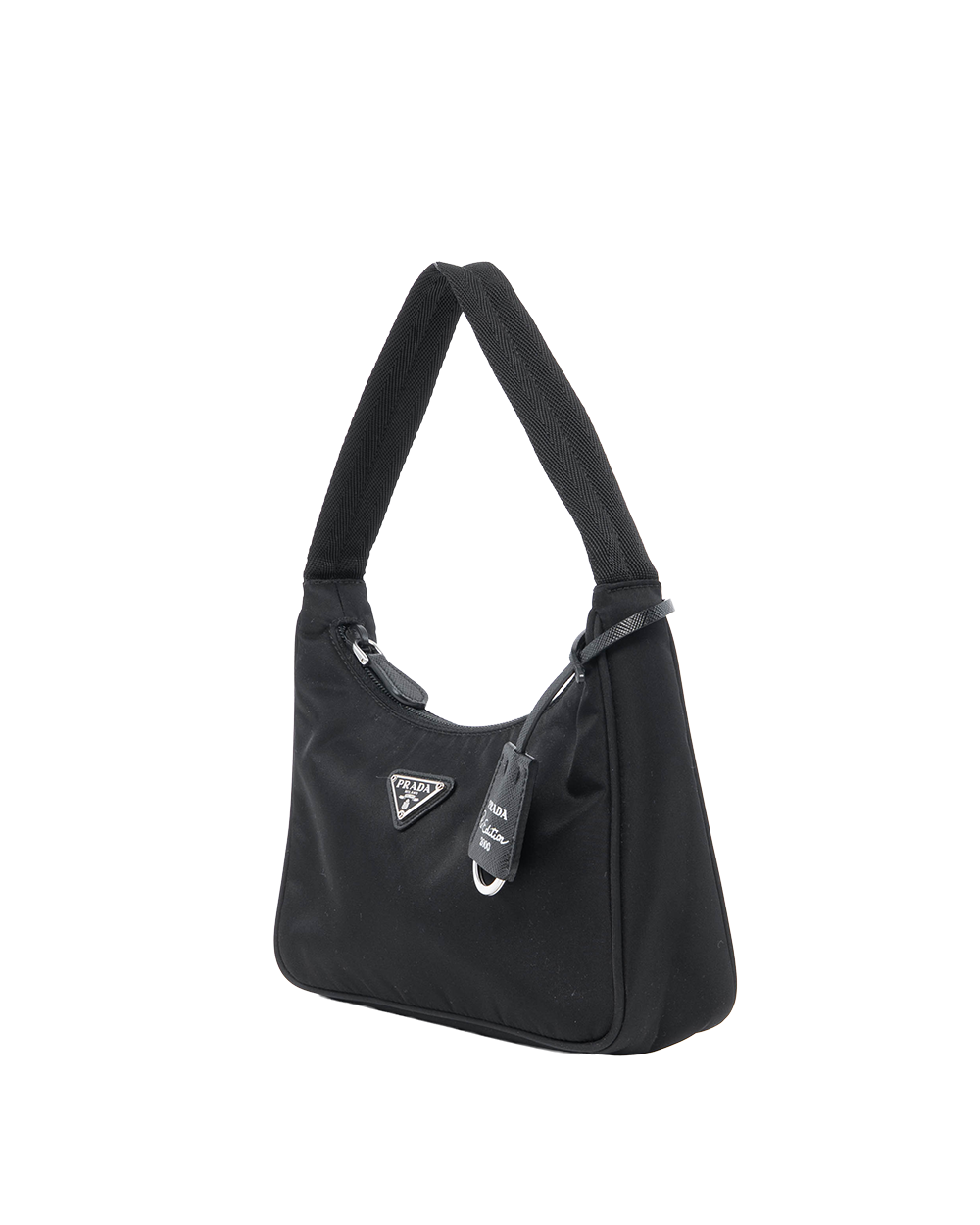PRADA RE EDITION 2000 BLACK NYLON SHW MICROCHIP 0137