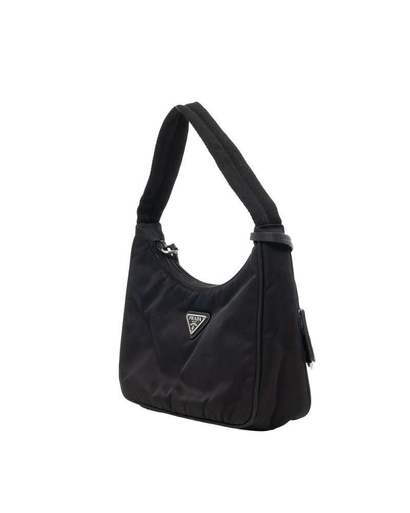 PRADA RE EDITION 2000 BLACK NYLON SHW MICROCHIP 7701