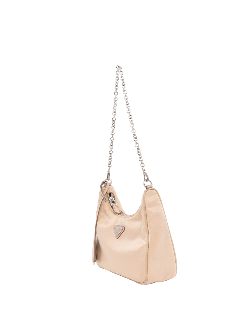 PRADA RE EDITION 2005 BEIGE NYLON SHW 4523