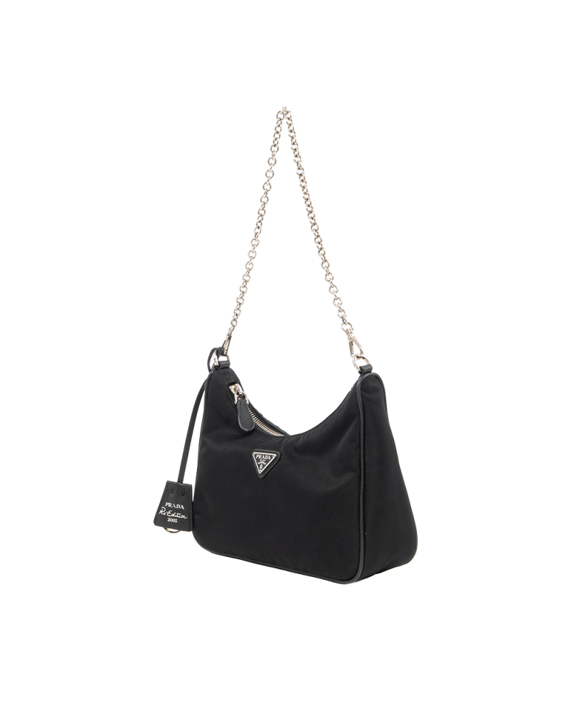 PRADA RE EDITION 2005 BLACK NYLON SHW 7958