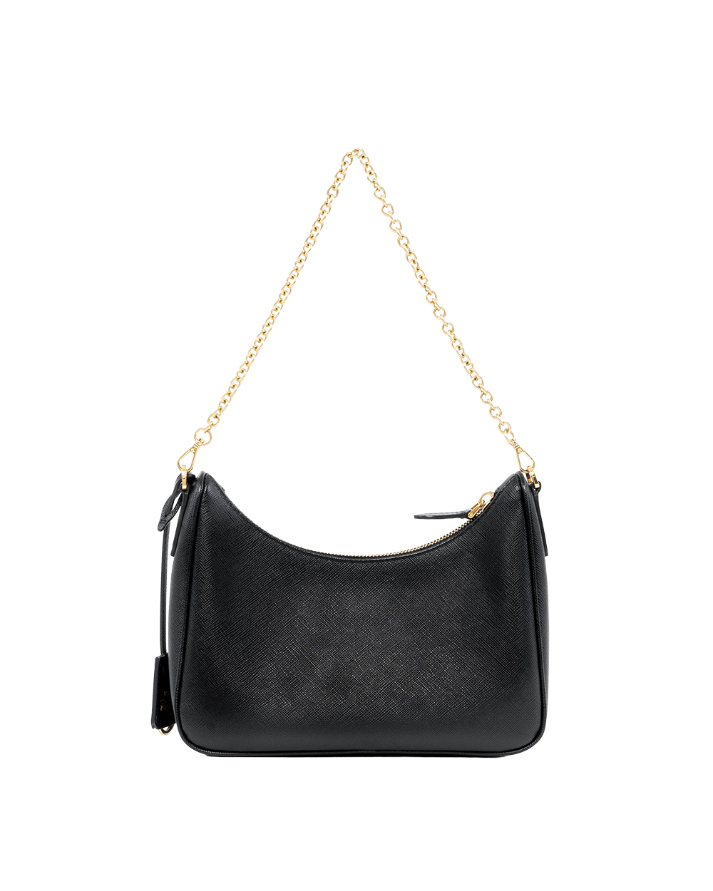PRADA RE EDITION 2005 BLACK SAFFIANO GHW 05389