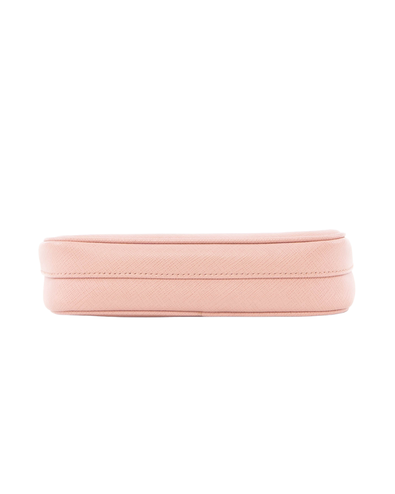 PRADA RE EDITION 2005 MINI PINK SAFFIANO GHW MICROCHIP 0201