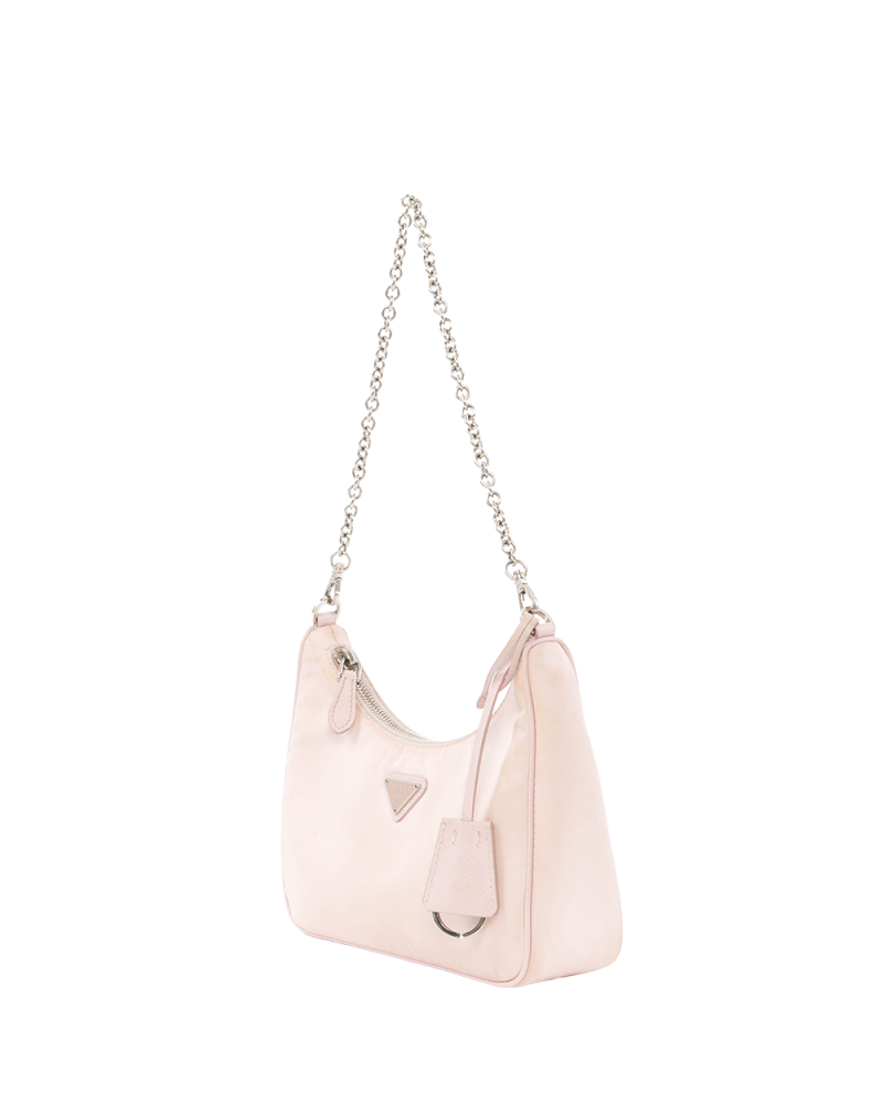 PRADA RE EDITION 2005 PINK NYLON SHW MICROCHIP 0225