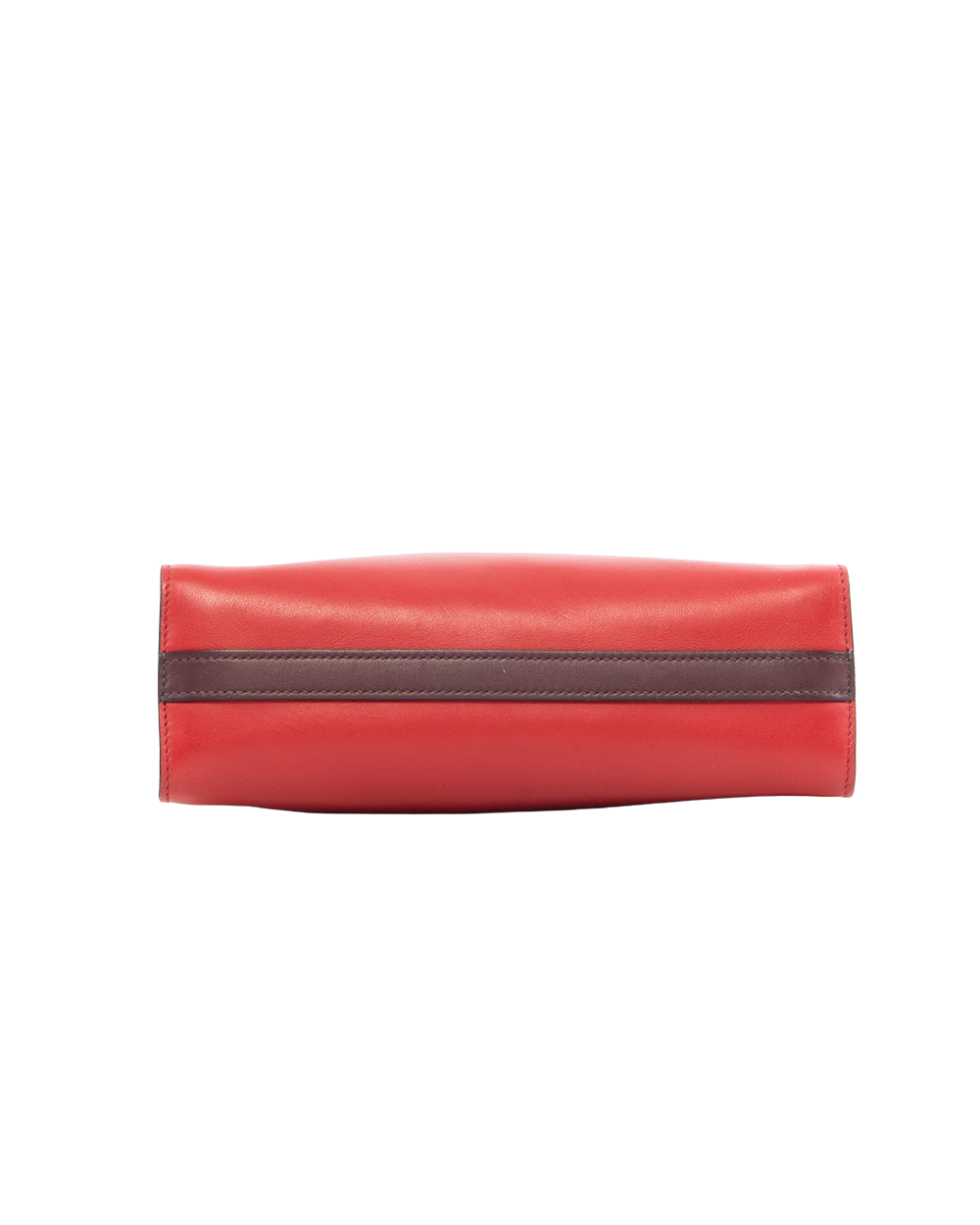 PRADA SAFFIANO CITY SMALL RED BURGANDY CALF GHW 0362