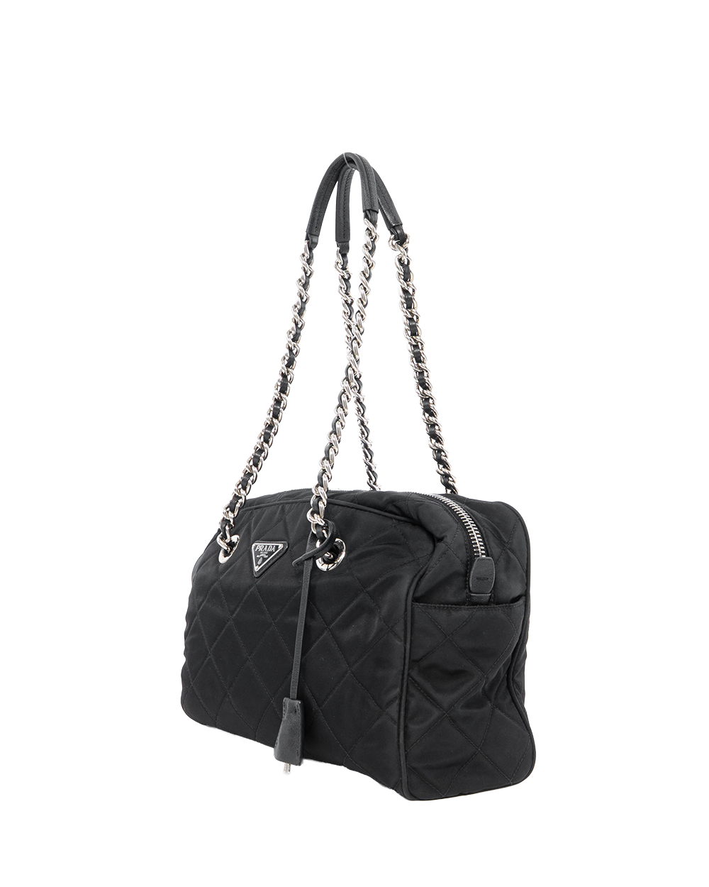 PRADA TESSUTO IMPUNTU BLACK NYLON SHW 0185